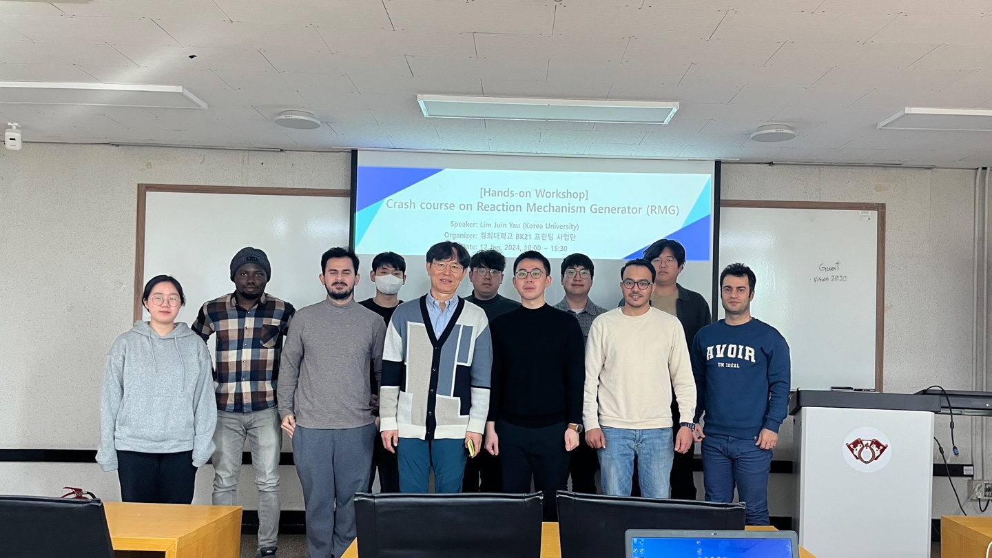 Workshop — Reaction Mechanism Generator (RMG)